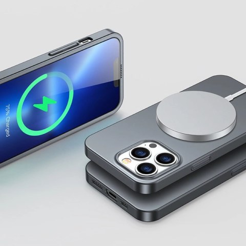 Joyroom 360 Full Case etui pokrowiec do iPhone 13 Pro obudowa na tył i przód + szkło hartowane szary (JR-BP935 tranish) Joyroom 360 Full Case etui pokrowiec do iPhone 13 Pro obudowa na tył i przód + szkło hartowane szary (JR-BP935 tranish)
