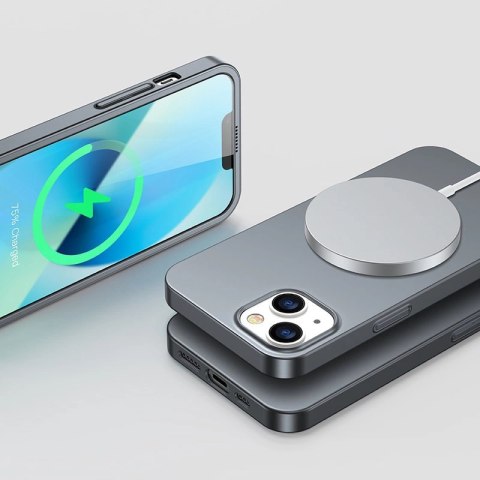 Joyroom 360 Full Case etui pokrowiec do iPhone 13 obudowa na tył i przód + szkło hartowane szary (JR-BP927 tarnish) Joyroom 360 Full Case etui pokrowiec do iPhone 13 obudowa na tył i przód + szkło hartowane szary (JR-BP927 tarnish)