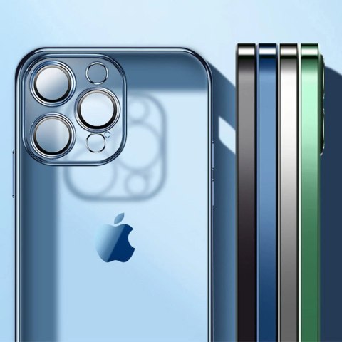 Joyroom Chery Mirror Case etui pokrowiec do iPhone 13 Pro obudowa z metaliczną ramką srebrny (JR-BP908 silver) Joyroom Chery Mirror Case etui pokrowiec do iPhone 13 Pro obudowa z metaliczną ramką srebrny (JR-BP908 silver)