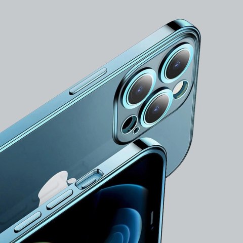 Joyroom Chery Mirror Case etui pokrowiec do iPhone 13 Pro obudowa z metaliczną ramką srebrny (JR-BP908 silver) Joyroom Chery Mirror Case etui pokrowiec do iPhone 13 Pro obudowa z metaliczną ramką srebrny (JR-BP908 silver)
