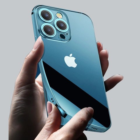 Joyroom Chery Mirror Case etui pokrowiec do iPhone 13 Pro obudowa z metaliczną ramką srebrny (JR-BP908 silver) Joyroom Chery Mirror Case etui pokrowiec do iPhone 13 Pro obudowa z metaliczną ramką srebrny (JR-BP908 silver)