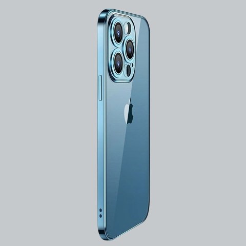 Joyroom Chery Mirror Case etui pokrowiec do iPhone 13 Pro obudowa z metaliczną ramką srebrny (JR-BP908 silver) Joyroom Chery Mirror Case etui pokrowiec do iPhone 13 Pro obudowa z metaliczną ramką srebrny (JR-BP908 silver)