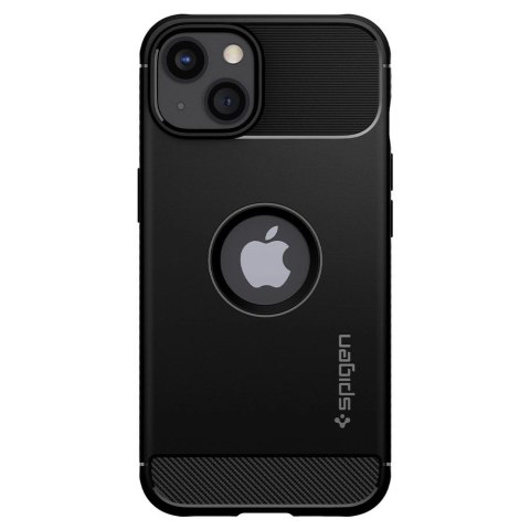 Etui Spigen Rugged Armor na iPhone 13 - czarny mat Etui Spigen Rugged Armor na iPhone 13 - czarny mat
