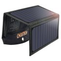 Ładowarka Choetech SC001 solarna składana 19W 2x USB-A - czarna Ładowarka Choetech SC001 solarna składana 19W 2x USB-A - czarna