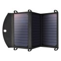 Ładowarka Choetech SC001 solarna składana 19W 2x USB-A - czarna Ładowarka Choetech SC001 solarna składana 19W 2x USB-A - czarna