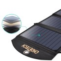 Ładowarka Choetech SC001 solarna składana 19W 2x USB-A - czarna Ładowarka Choetech SC001 solarna składana 19W 2x USB-A - czarna