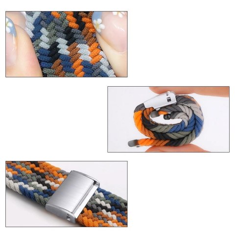 Strap Fabric opaska do Watch 9 / 8 / 7 / 6 / SE / 5 / 4 / 3 / 2 (41mm / 40mm / 38mm) pleciony materiałowy pasek bransoletka do z Strap Fabric opaska do Watch 9 / 8 / 7 / 6 / SE / 5 / 4 / 3 / 2 (41mm / 40mm / 38mm) pleciony materiałowy pasek bransoletka do z