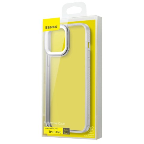 Baseus Crystal Phone Case pancerne etui do iPhone 13 Pro z żelową ramką szary (ARJT000413) Baseus Crystal Phone Case pancerne etui do iPhone 13 Pro z żelową ramką szary (ARJT000413)