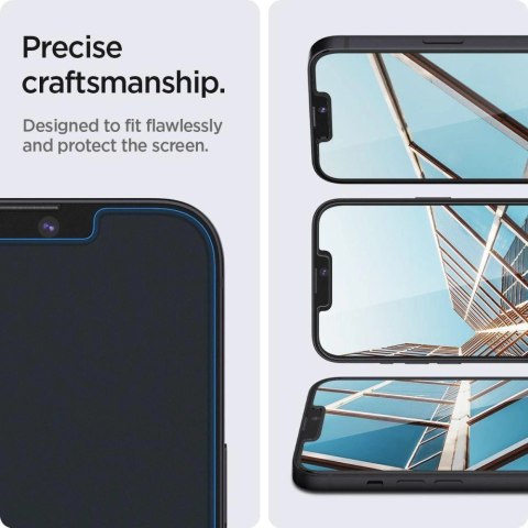 Szkło hartowane Spigen Glas.tR EZ Fit na iPhone 13 / 13 Pro / 14 - 2 szt. Szkło hartowane Spigen Glas.tR EZ Fit na iPhone 13 / 13 Pro / 14 - 2 szt.