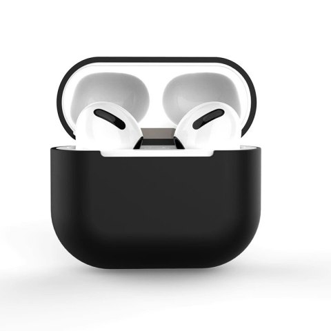 Etui do AirPods 3 silikonowy miękki pokrowiec na słuchawki czarny (case C) Etui do AirPods 3 silikonowy miękki pokrowiec na słuchawki czarny (case C)