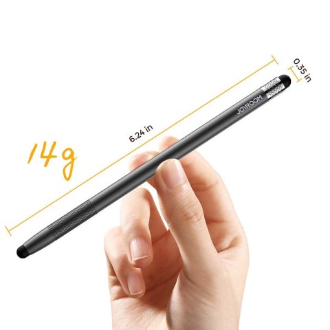 Joyroom pasywny rysik stylus do smartfona tabletu czarny (JR-DR01) Joyroom pasywny rysik stylus do smartfona tabletu czarny (JR-DR01)