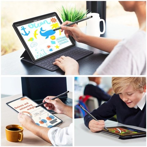 Joyroom pasywny rysik stylus do smartfona tabletu czarny (JR-DR01) Joyroom pasywny rysik stylus do smartfona tabletu czarny (JR-DR01)