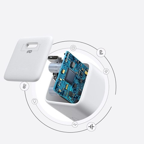 Joyroom szybka ładowarka sieciowa USB Typ C 25W 3A wtyczka EU biały (L-P251) Joyroom szybka ładowarka sieciowa USB Typ C 25W 3A wtyczka EU biały (L-P251)