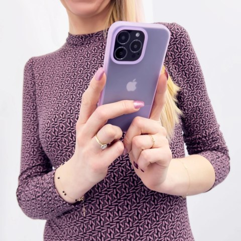 Kingxbar Plain Series etui pokrowiec do iPhone 13 Pro Max silikonowa obudowa różowy Kingxbar Plain Series etui pokrowiec do iPhone 13 Pro Max silikonowa obudowa różowy