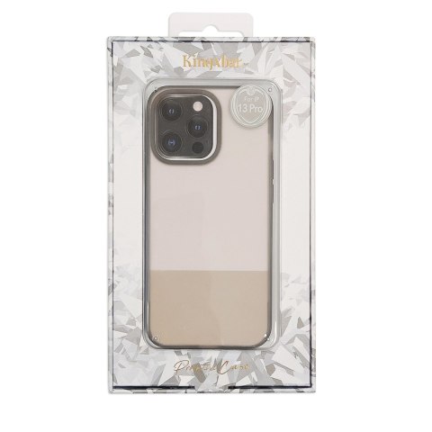 Kingxbar Plain Series etui pokrowiec do iPhone 13 Pro Max silikonowa obudowa szary Kingxbar Plain Series etui pokrowiec do iPhone 13 Pro Max silikonowa obudowa szary
