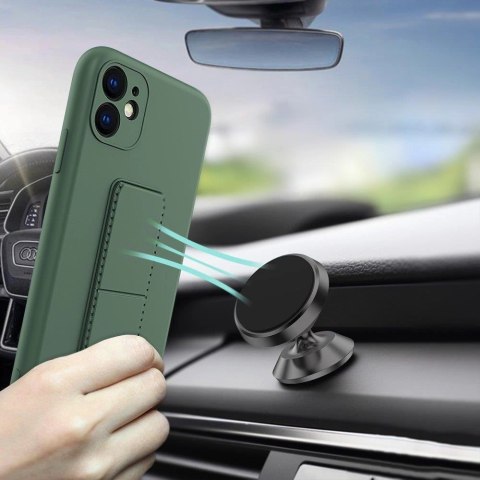Wozinsky Kickstand Case silikonowe etui z podstawką iPhone 13 Pro Max żółte Wozinsky Kickstand Case silikonowe etui z podstawką iPhone 13 Pro Max żółte