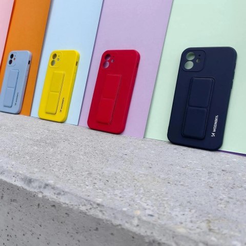Wozinsky Kickstand Case silikonowe etui z podstawką iPhone 13 Pro Max żółte Wozinsky Kickstand Case silikonowe etui z podstawką iPhone 13 Pro Max żółte