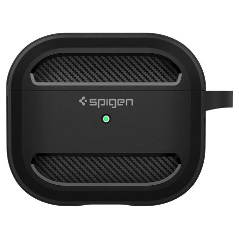 Etui Spigen Rugged Armor na Apple AirPods 3 - czarny mat Etui Spigen Rugged Armor na Apple AirPods 3 - czarny mat