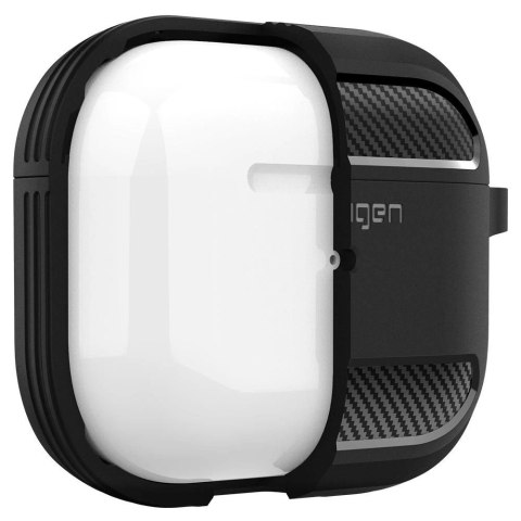 Etui Spigen Rugged Armor na Apple AirPods 3 - czarny mat Etui Spigen Rugged Armor na Apple AirPods 3 - czarny mat