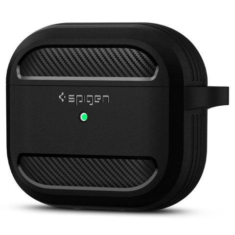 Etui Spigen Rugged Armor na Apple AirPods 3 - czarny mat Etui Spigen Rugged Armor na Apple AirPods 3 - czarny mat