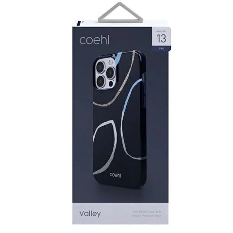 Etui Uniq Coehl Valley na iPhone 13 Pro / iPhone 13 - granatowe Etui Uniq Coehl Valley na iPhone 13 Pro / iPhone 13 - granatowe