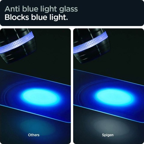Szkło hartowane Spigen Glas.tR EZ Fit AntiBlue na iPhone 13 / 13 Pro / 14 - 2 szt. Szkło hartowane Spigen Glas.tR EZ Fit AntiBlue na iPhone 13 / 13 Pro / 14 - 2 szt.