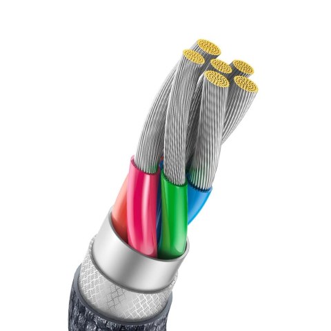 Baseus Crystal Shine Series kabel przewód USB do szybkiego ładowania i transferu danych USB Typ A - USB Typ C 100W 2m czarny (CA Baseus Crystal Shine Series kabel przewód USB do szybkiego ładowania i transferu danych USB Typ A - USB Typ C 100W 2m czarny (CA