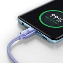 Kabel Baseus CAJY000705 USB-C - USB-C PD QC 100W 5A 480Mb/s 2m - fioletowy