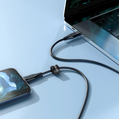 Acefast kabel MFI USB Typ C - Lightning 1,2m, 30W, 3A czarny (C3-01 black) Acefast kabel MFI USB Typ C - Lightning 1,2m, 30W, 3A czarny (C3-01 black)