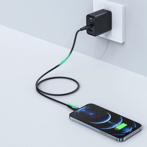Acefast kabel MFI USB Typ C - Lightning 1,2m, 30W, 3A czarny (C3-01 black) Acefast kabel MFI USB Typ C - Lightning 1,2m, 30W, 3A czarny (C3-01 black)