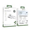 Acefast kabel USB - USB Typ C 1,2m, 3A biały (C2-04 white) Acefast kabel USB - USB Typ C 1,2m, 3A biały (C2-04 white)