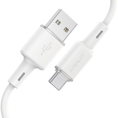 Acefast kabel USB - USB Typ C 1,2m, 3A biały (C2-04 white) Acefast kabel USB - USB Typ C 1,2m, 3A biały (C2-04 white)