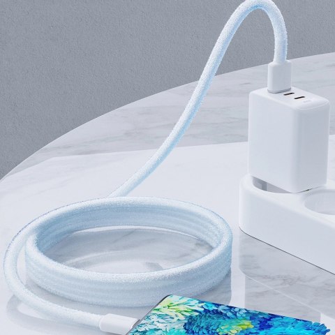 Acefast kabel USB - USB Typ C 1,2m, 3A biały (C2-04 white) Acefast kabel USB - USB Typ C 1,2m, 3A biały (C2-04 white)