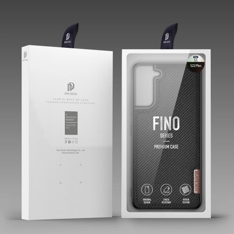Dux Ducis Fino etui pokrowiec pokryty nylonowym materiałem Samsung Galaxy S22+ (S22 Plus) czarny Dux Ducis Fino etui pokrowiec pokryty nylonowym materiałem Samsung Galaxy S22+ (S22 Plus) czarny