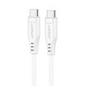 Kabel Acefast C3-03 USB-C - USB-C PD QC 60W 3A 480Mb/s 1,2m - biały Kabel Acefast C3-03 USB-C - USB-C PD QC 60W 3A 480Mb/s 1,2m - biały