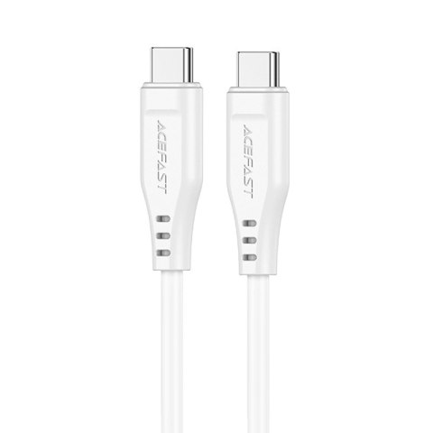 Kabel Acefast C3-03 USB-C - USB-C PD QC 60W 3A 480Mb/s 1,2m - biały Kabel Acefast C3-03 USB-C - USB-C PD QC 60W 3A 480Mb/s 1,2m - biały