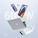 Kabel Acefast C3-03 USB-C - USB-C PD QC 60W 3A 480Mb/s 1,2m - biały Kabel Acefast C3-03 USB-C - USB-C PD QC 60W 3A 480Mb/s 1,2m - biały