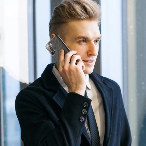 Dux Ducis Fino etui pokrowiec pokryty nylonowym materiałem Samsung Galaxy S22+ (S22 Plus) czarny Dux Ducis Fino etui pokrowiec pokryty nylonowym materiałem Samsung Galaxy S22+ (S22 Plus) czarny
