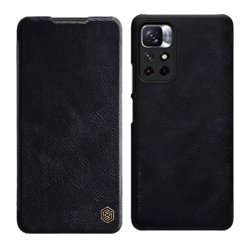 Etui z klapką Nillkin Qin Case do Xiaomi Redmi Note 11T 5G / 11S 5G / 11 5G (China) / Poco M4 Pro 5G - czarne Etui z klapką Nillkin Qin Case do Xiaomi Redmi Note 11T 5G / 11S 5G / 11 5G (China) / Poco M4 Pro 5G - czarne