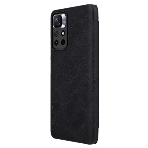 Etui z klapką Nillkin Qin Case do Xiaomi Redmi Note 11T 5G / 11S 5G / 11 5G (China) / Poco M4 Pro 5G - czarne Etui z klapką Nillkin Qin Case do Xiaomi Redmi Note 11T 5G / 11S 5G / 11 5G (China) / Poco M4 Pro 5G - czarne