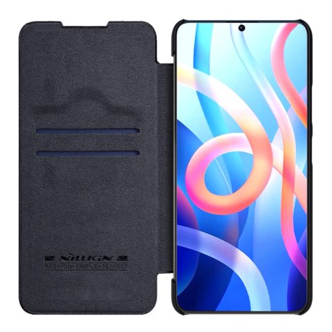 Etui z klapką Nillkin Qin Case do Xiaomi Redmi Note 11T 5G / 11S 5G / 11 5G (China) / Poco M4 Pro 5G - czarne Etui z klapką Nillkin Qin Case do Xiaomi Redmi Note 11T 5G / 11S 5G / 11 5G (China) / Poco M4 Pro 5G - czarne