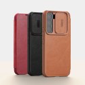 Nillkin Qin Leather Pro Case etui do Samsung Galaxy S22+ (S22 Plus) osłona na aparat kabura pokrowiec obudowa z klapką brązowy Nillkin Qin Leather Pro Case etui do Samsung Galaxy S22+ (S22 Plus) osłona na aparat kabura pokrowiec obudowa z klapką brązowy