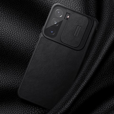 Nillkin Qin Leather Pro Case etui do Samsung Galaxy S22+ (S22 Plus) osłona na aparat kabura pokrowiec obudowa z klapką brązowy Nillkin Qin Leather Pro Case etui do Samsung Galaxy S22+ (S22 Plus) osłona na aparat kabura pokrowiec obudowa z klapką brązowy