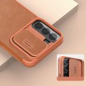 Nillkin Qin Leather Pro Case etui do Samsung Galaxy S22+ (S22 Plus) osłona na aparat kabura pokrowiec obudowa z klapką brązowy Nillkin Qin Leather Pro Case etui do Samsung Galaxy S22+ (S22 Plus) osłona na aparat kabura pokrowiec obudowa z klapką brązowy