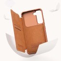 Nillkin Qin Leather Pro Case etui do Samsung Galaxy S22+ (S22 Plus) osłona na aparat kabura pokrowiec obudowa z klapką brązowy Nillkin Qin Leather Pro Case etui do Samsung Galaxy S22+ (S22 Plus) osłona na aparat kabura pokrowiec obudowa z klapką brązowy