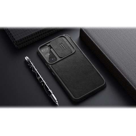 Nillkin Qin Leather Pro Case etui do Samsung Galaxy S22+ (S22 Plus) osłona na aparat kabura pokrowiec obudowa z klapką brązowy Nillkin Qin Leather Pro Case etui do Samsung Galaxy S22+ (S22 Plus) osłona na aparat kabura pokrowiec obudowa z klapką brązowy