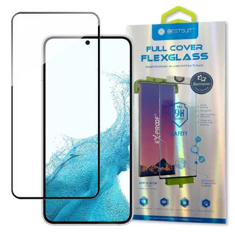 Bestsuit 3D Edge Nano Flexi Glass folia szklana szkło hartowane na cały ekran z ramką Samsung Galaxy S22 przezroczysty Bestsuit 3D Edge Nano Flexi Glass folia szklana szkło hartowane na cały ekran z ramką Samsung Galaxy S22 przezroczysty