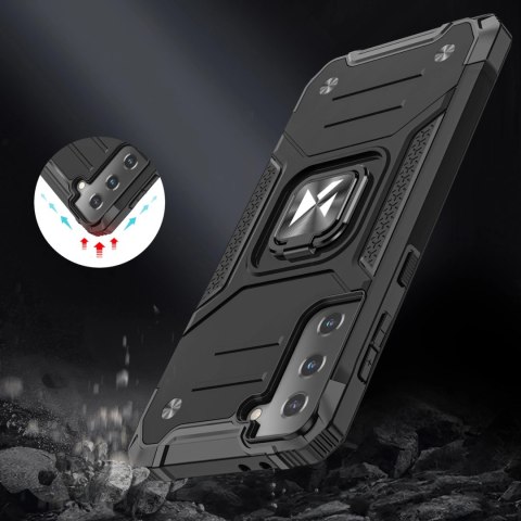 Wozinsky Ring Armor pancerne hybrydowe etui pokrowiec + magnetyczny uchwyt Samsung Galaxy S22+ (S22 Plus) niebieski Wozinsky Ring Armor pancerne hybrydowe etui pokrowiec + magnetyczny uchwyt Samsung Galaxy S22+ (S22 Plus) niebieski