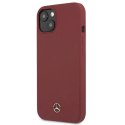 Etui Mercedes Silicone Line na iPhone 13 mini - czerwone Etui Mercedes Silicone Line na iPhone 13 mini - czerwone