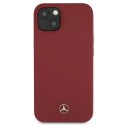 Etui Mercedes Silicone Line na iPhone 13 mini - czerwone Etui Mercedes Silicone Line na iPhone 13 mini - czerwone